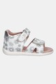 Garvalin sandale din piele pentru copii 252306 alb SS25