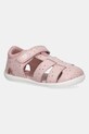 Garvalin sandale din piele pentru copii roz 252329.24.26