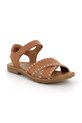 Primigi sandali in pelle pelle fiore marrone 7889500.36.39