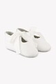 Бебешки кожени обувки Tartine et Chocolat без изолация бял CA80001
