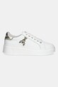 Patrizia Pepe sneakersy skórzane dziecięce PPJ303 biały SS25