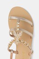 Kožne sandale Patrizia Pepe Girl zlatna PPJ329