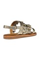Fete Geox sandale din piele pentru copii EOLIE J55BSB.00044.36.39 aur