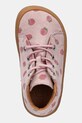 Froddo pantofi din piele intoarsa pentru copii BAREFOOT FIRST STEP LACES roz G2130325.G.21.24