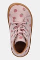 Froddo półbuty zamszowe dziecięce BAREFOOT FIRST STEP LACES różowy G2130325.G.21.24