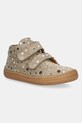 Froddo pantofi din piele intoarsa pentru copii BAREFOOT FIRST STEP Planet friendly bej G2130342.25.27