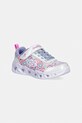 Skechers sneakers pentru copii HEART LIGHTS textil argintiu 303257L