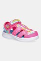 Skechers sandały dziecięce JUMPSTERS SANDAL imitacja skóry licowej różowy 303273N