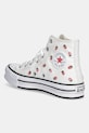 Fete Converse tenisi copii CHUCK TAYLOR ALL STAR EVA LIFT A14925C alb