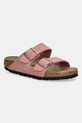 Birkenstock klapki dziecięce imitacja skóry licowej różowy 1026412.36.39
