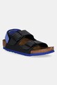 Birkenstock sandały dziecięce Milano imitacja skóry licowej czarny 1029469.24.35