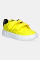 Дитячі кросівки adidas ADVANTAGE SMILEY імітація лицьової шкіри жовтий JI0501