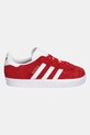 adidas Originals sneakersy zamszowe dziecięce GAZELLE IH0362 czerwony SS25