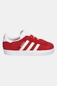 adidas Originals sneakers de piele întoarsă pentru copii GAZELLE IH0362 rosu SS25