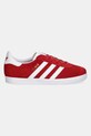 adidas Originals sneakersy zamszowe dziecięce GAZELLE IF9804 czerwony SS25
