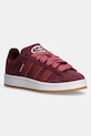 adidas Originals sneakers pentru copii CAMPUS 00s piele întoarsă burgundia JP7622