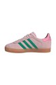 Detské semišové tenisky adidas Originals GAZELLE ružová JQ7837