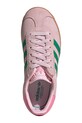 Detské semišové tenisky adidas Originals GAZELLE JQ7837 ružová