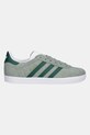 adidas Originals sneakersy zamszowe dziecięce GAZELLE JP5540 zielony SS25