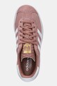 Дитячі замшеві кросівки adidas Originals GAZELLE BOLD помаранчевий JQ7406