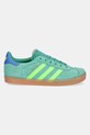 adidas Originals sneakers din piele intoarsă GAZELLE JP7127 turcoaz SS25