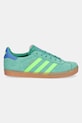 adidas Originals sneakers din piele intoarsă GAZELLE JP7127 turcoaz SS25
