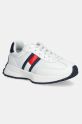 Tommy Hilfiger sneakersy dziecięce imitacja skóry licowej biały T3X9.33877.30.34