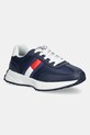 Tommy Hilfiger sneakersy dziecięce imitacja skóry licowej niebieski T3X9.33877.30.34