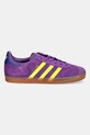 Semišové tenisky adidas Originals GAZELLE JP7126 fialová SS25