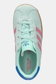adidas Originals sneakers de piele întoarsă pentru copii GAZELLE turcoaz JP7135