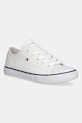 Παιδικά πάνινα παπούτσια Tommy Hilfiger Planet friendly λευκό T3X9.33846.30.34