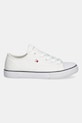 Παιδικά πάνινα παπούτσια Tommy Hilfiger T3X9.33846.30.34 λευκό SS25