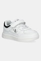 Детские кроссовки Calvin Klein Jeans имитация натуральной кожи белый V1X9.82077