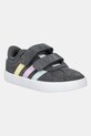 adidas gyerek sportcipő VL COURT 3.0 velúr bőr szürke JH6308