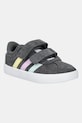 adidas gyerek sportcipő VL COURT 3.0 velúr bőr szürke JH6308