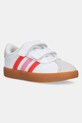 adidas scarpe da ginnastica per bambini VL COURT 3.0 pelle fiore bianco JH6311