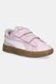 Детские кроссовки Puma Rickie Classic V имитация натуральной кожи розовый 394253