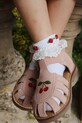 Σανδάλια σουέτ για παιδιά Konges Sløjd ESMAA SANDAL SUEDE ροζ KS102569