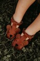 Donsje csecsemő bőrcipő Spark Classic Shoes Bear nappa bőr barna 1002008