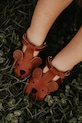 Usnjeni čevlji za dojenčka Donsje Spark Classic Shoes Bear Zrnato usnje rjava 1002008