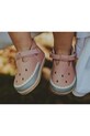 Donsje buty zamszowe niemowlęce Nanoe Shoes Watermelon 1005014 różowy