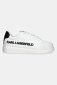 Otroške usnjene superge Karl Lagerfeld Z30381.36.39 bela SS25