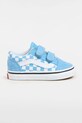 Vans tenisówki dziecięce Old Skool V skóra zamszowa niebieski VN0009RCE2W1