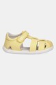 Garvalin sandale din piele pentru copii 252326.24.26 galben SS25