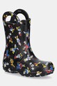 Crocs cizme MICKEY FRIENDS HANDLE IT BOOT KIDS negru 210889.CROCS.MICKEY.FRI