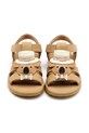 Băieți Donsje sandale din piele pentru copii Hilley Sandals Groom 1501602 maro