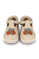 Δερμάτινα βρεφικά παπούτσια Donsje Louwi Shoes Arancia 1502201 μπεζ SS25