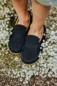 Donsje mocasini din piele pentru copii Yaell Loafers Planet friendly bleumarin 2029700.22.28