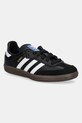 Δερμάτινα αθλητικά παπούτσια adidas Originals SAMBA OG υφασμάτινο μαύρο IE3678