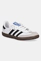 adidas Originals sneakers din piele SAMBA OG piele întoarsă alb IE3677